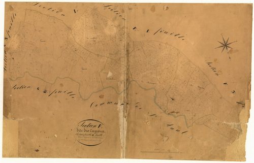 Les Cayrons. - Plan de section, F2