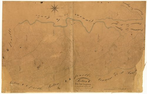 Les Cayrons. - Plan de section, F3