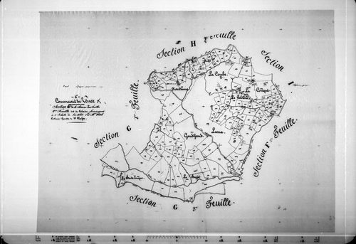 La Sine. - Plan de section, G3