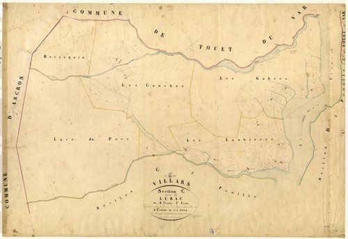 Lubac. - Plan de section, C1