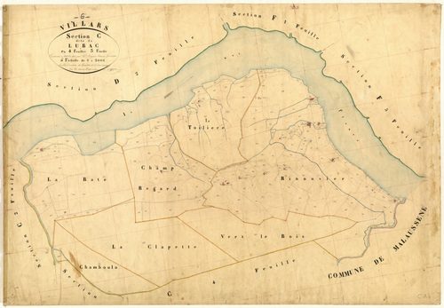 Lubac. - Plan de section, C3