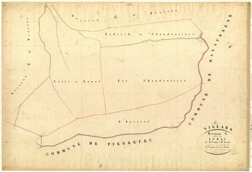 Lubac. - Plan de section, C4