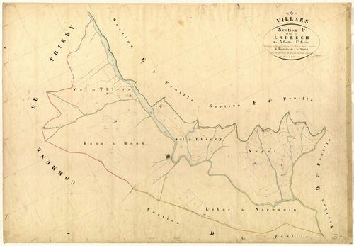 Ladrech. - Plan de section, D1