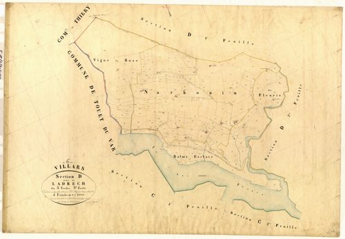 Ladrech. - Plan de section, D3
