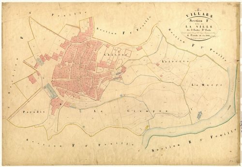 La Ville. - Plan de section, F3
