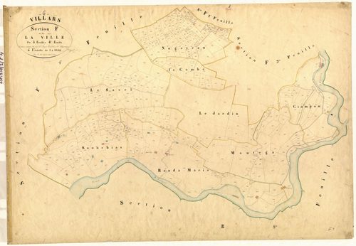 La Ville. - Plan de section, F4