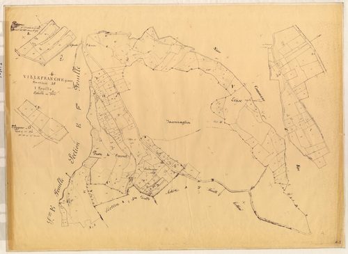 Saint-Michel. - Plan de section, A1