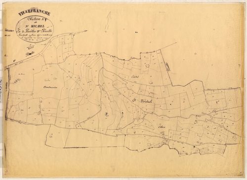 Saint-Michel. - Plan de section, A2
