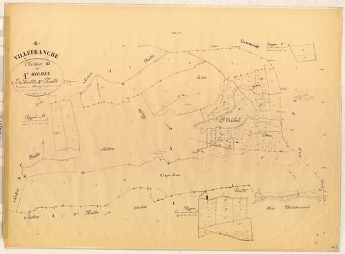 Saint-Michel. - Plan de section, A3