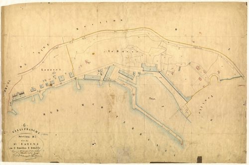 Saint Estève. - Plan de section, D1