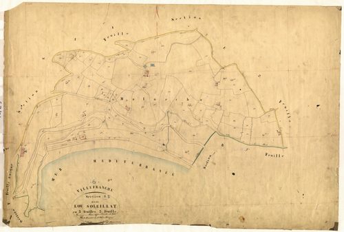 Lou Soleillat. - Plan de section, E3