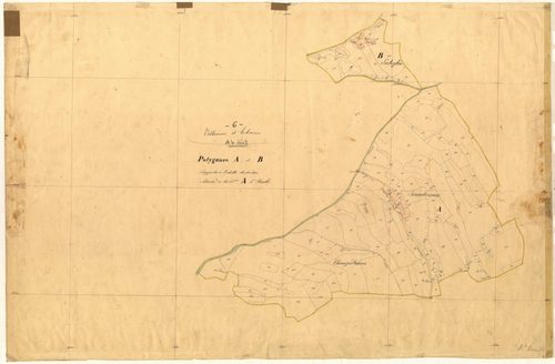 Villeneuve d'Entraunes (développement). - Plan de section, A4(d)