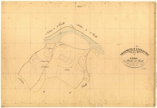Lubac. - Plan de section, B1