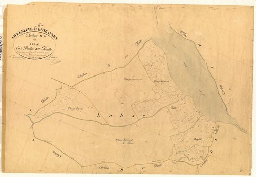Lubac. - Plan de section, B4