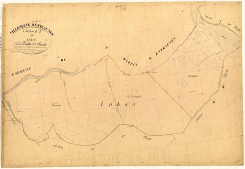 Lubac. - Plan de section, B5