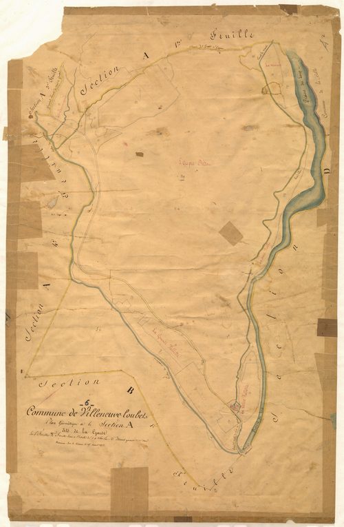 La Garde. - Plan de section, A2