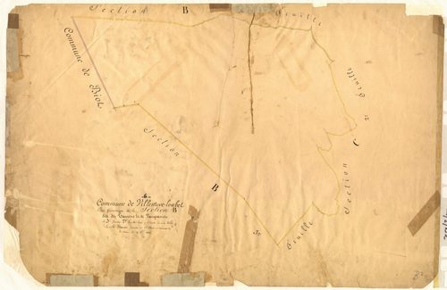Les Taurens et Vaugranier. - Plan de section, B2
