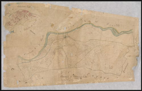 Plan de section, D