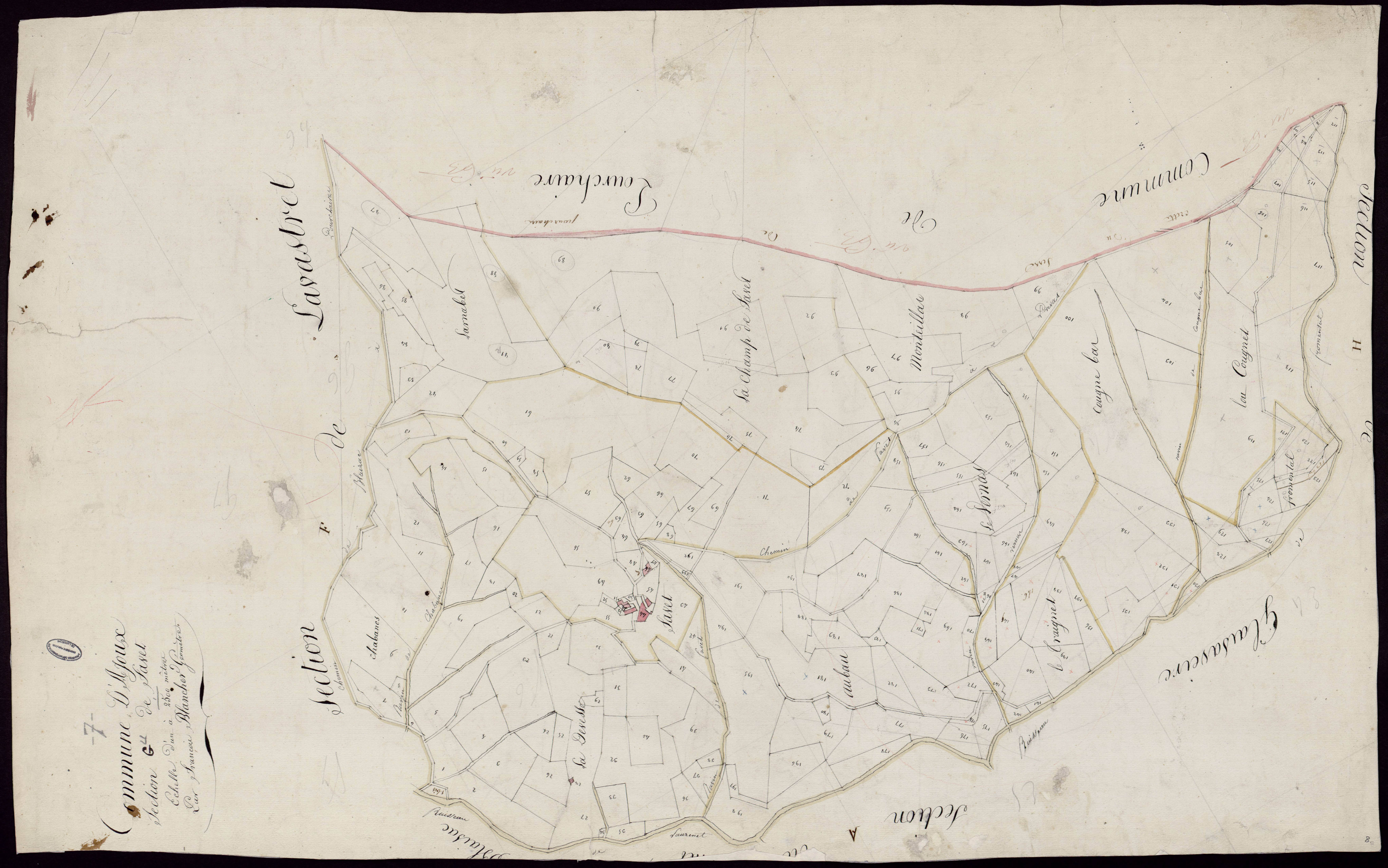 Ajoux - Section G - Feuillet 1