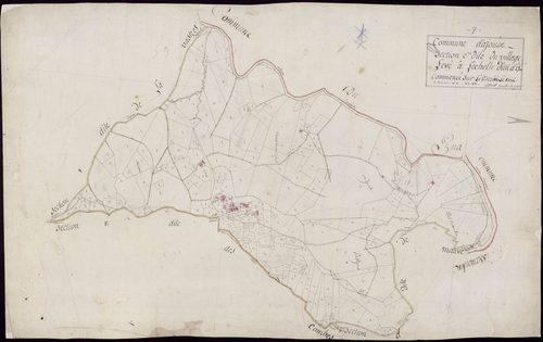 Ajoux - Section C - Feuillet 1