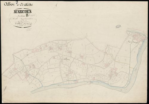 Albon-d'Ardèche - Section B - Feuillet 2