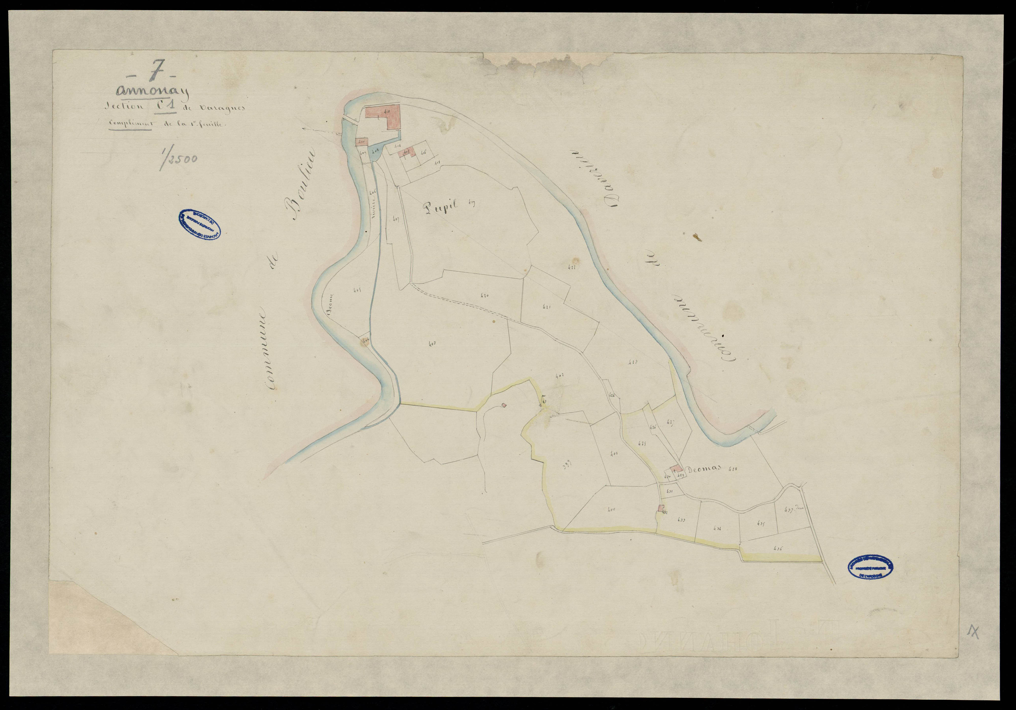 Annonay - Section C - Feuillet 1