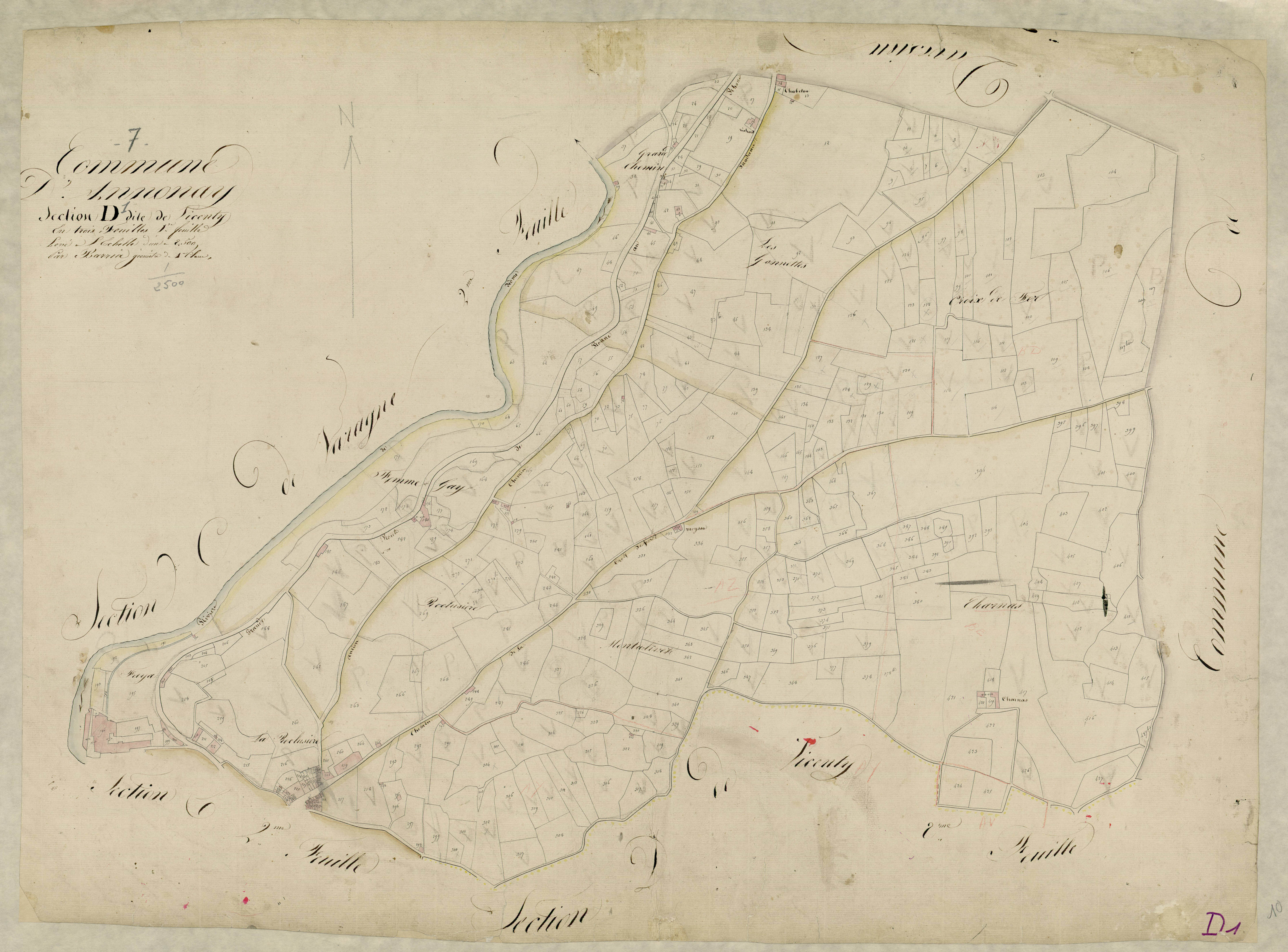 Annonay - Section D - Feuillet 1