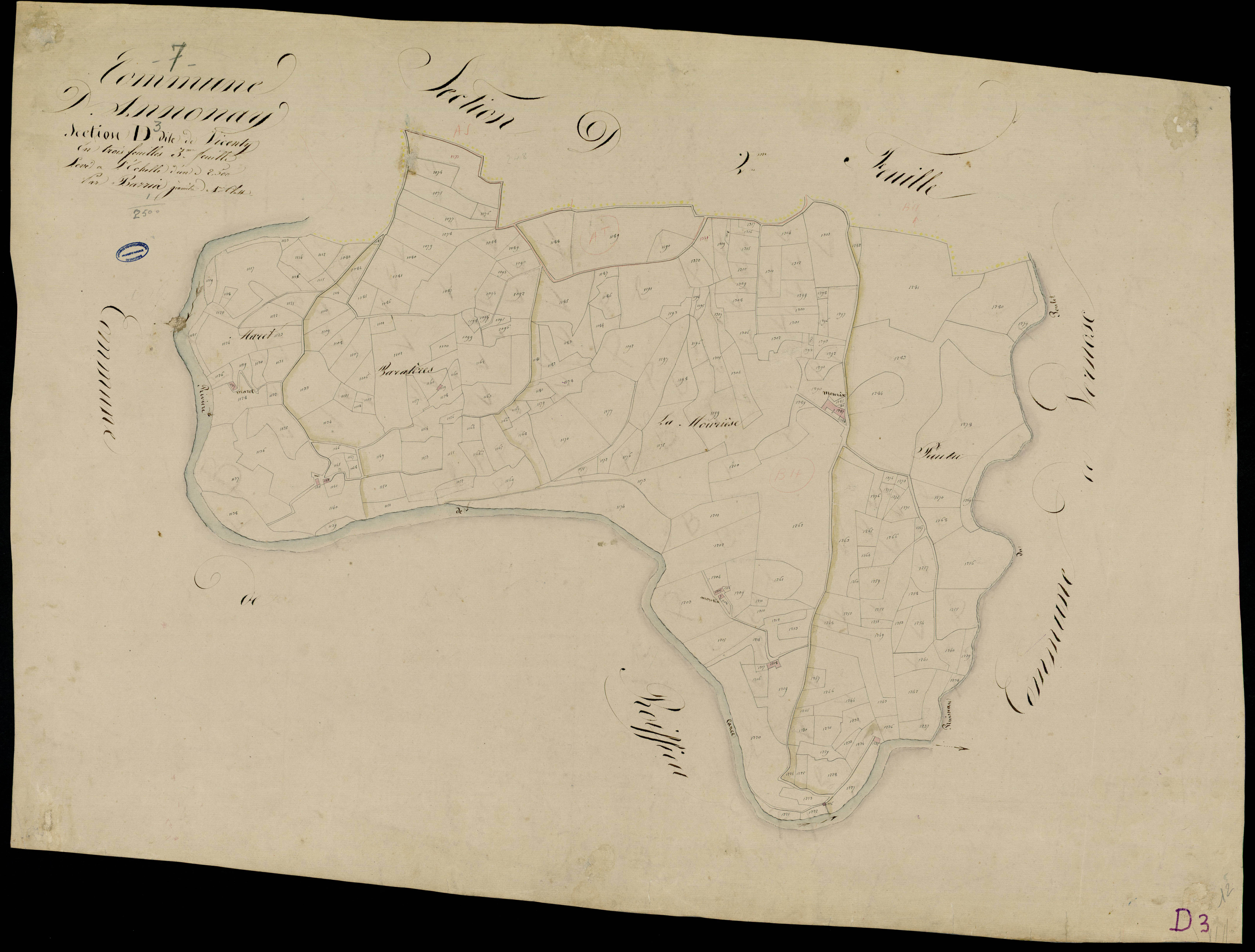 Annonay - Section D - Feuillet 3