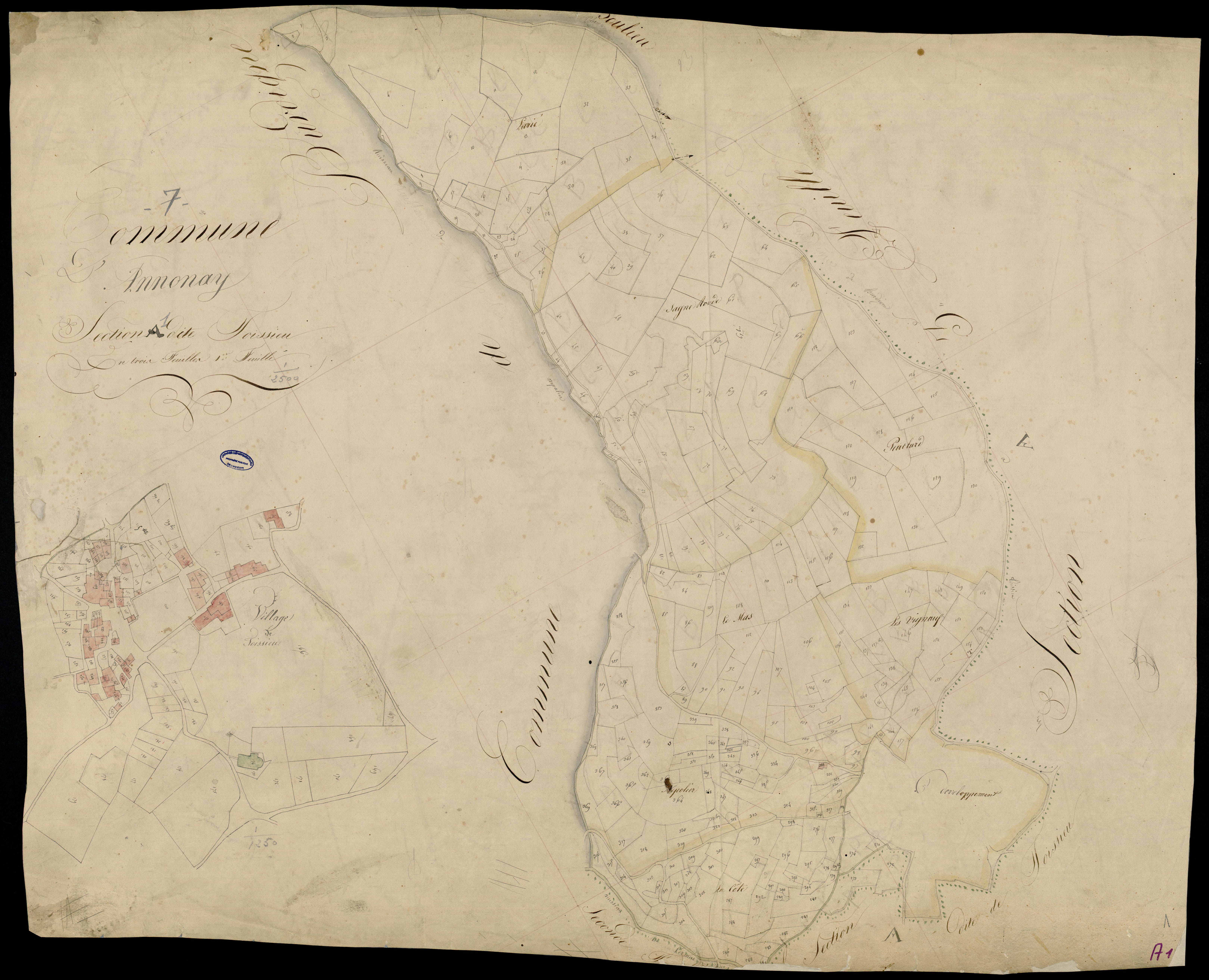 Annonay - Section A - Feuillet 1