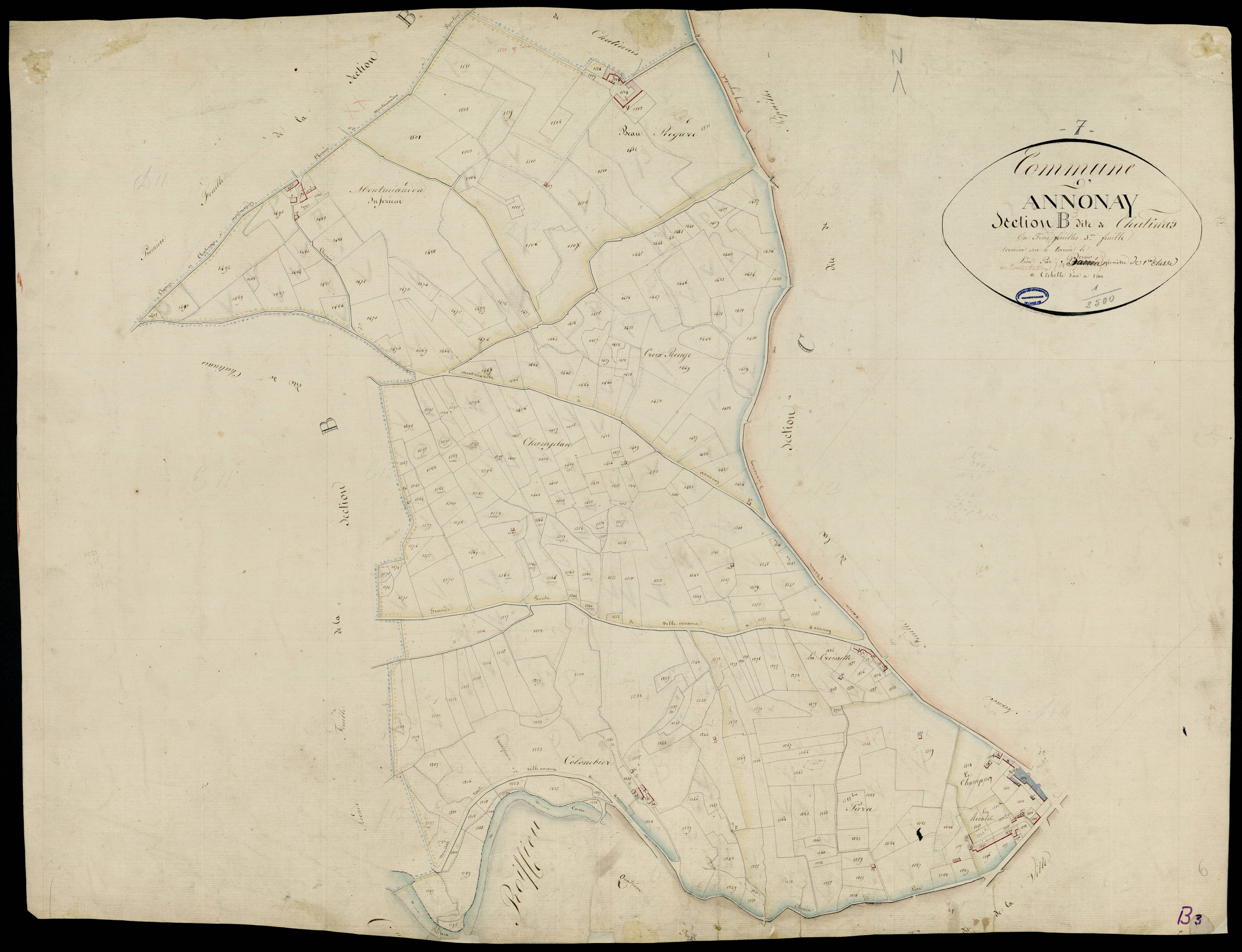 Annonay - Section B - Feuillet 3