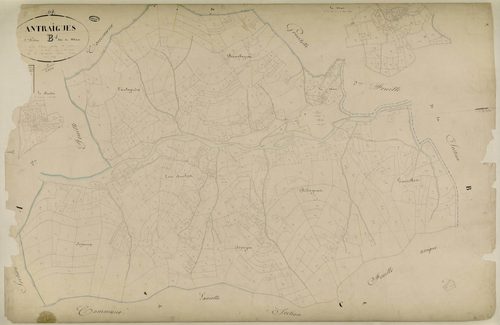 Antraigues-sur-Volane - Section B - Feuillet 1