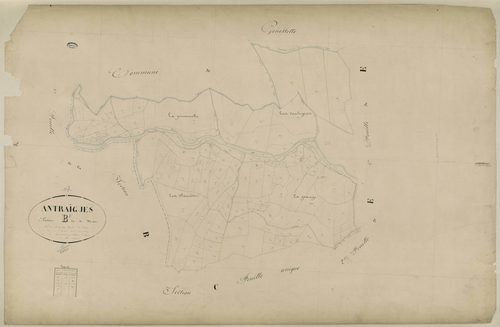 Antraigues-sur-Volane - Section B - Feuillet 2