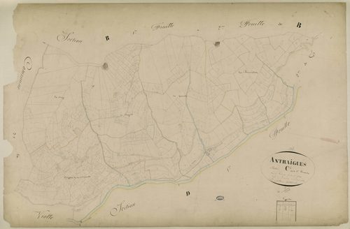 Antraigues-sur-Volane - Section C - Feuillet 1