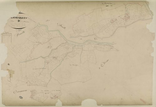Antraigues-sur-Volane - Section D - Feuillet 2