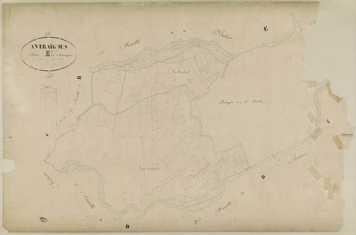 Antraigues-sur-Volane - Section E - Feuillet 3