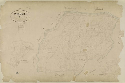 Antraigues-sur-Volane - Section F - Feuillet 1