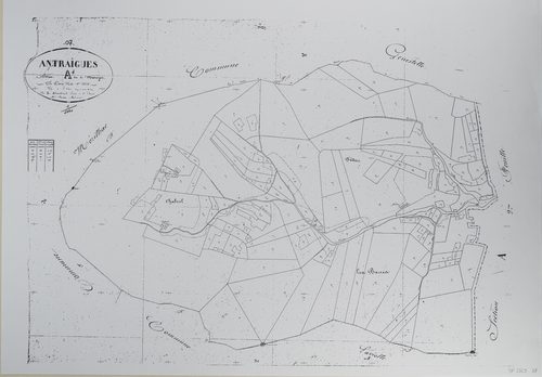 Antraigues-sur-Volane - Section A - Feuillet 1