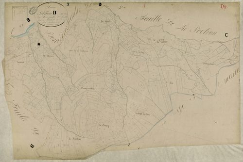 Arcens - Section D - Feuillet 2