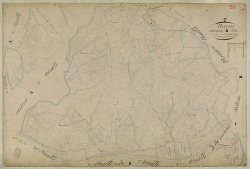 Arcens - Section B - Feuillet 2