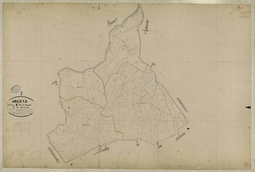 Arcens - Section A - Feuillet 1
