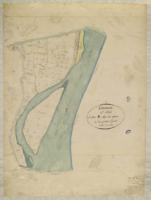 Arras-sur-Rhône - Section B - Feuillet 2