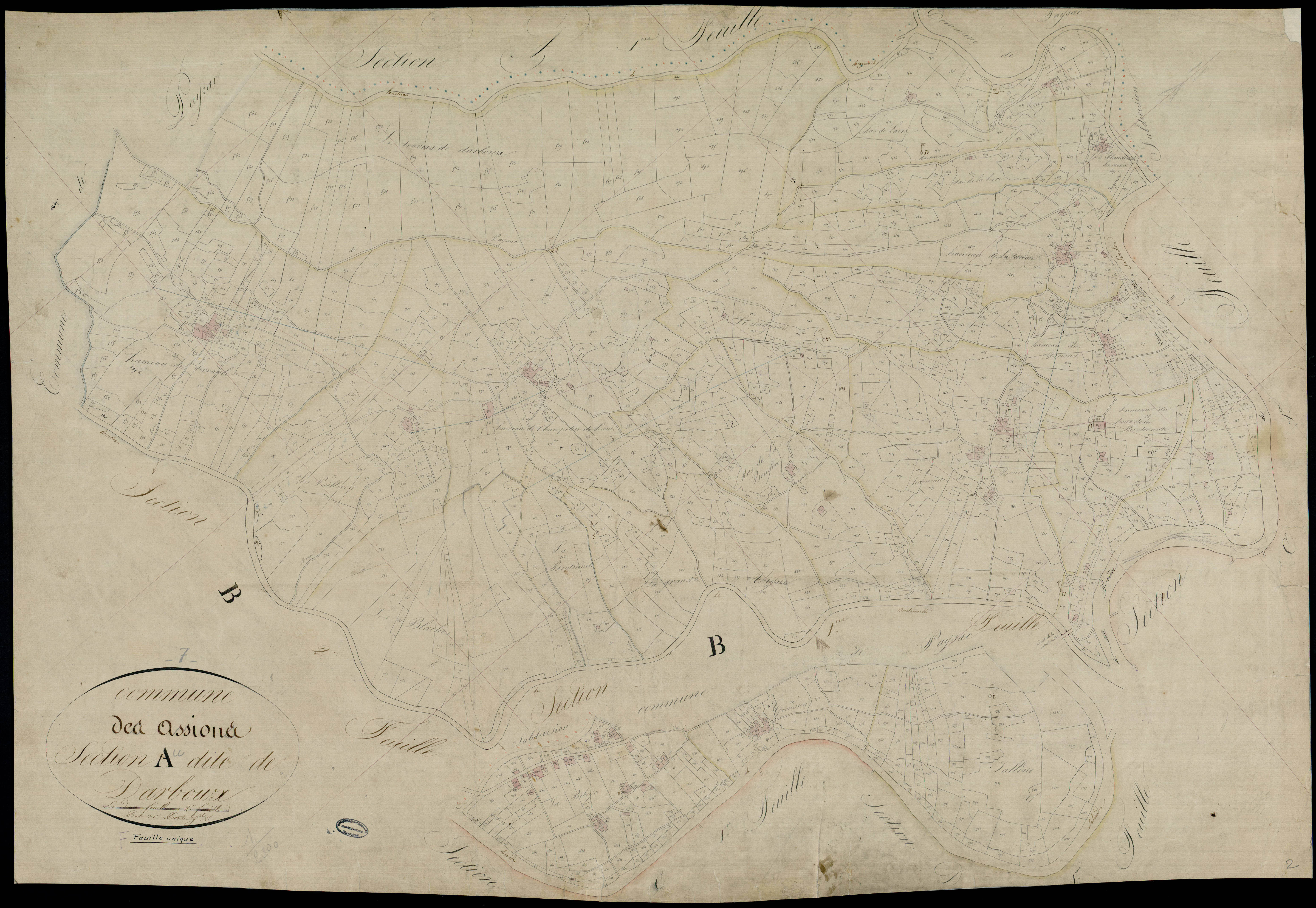 Les Assions - Section A - Feuillet 1