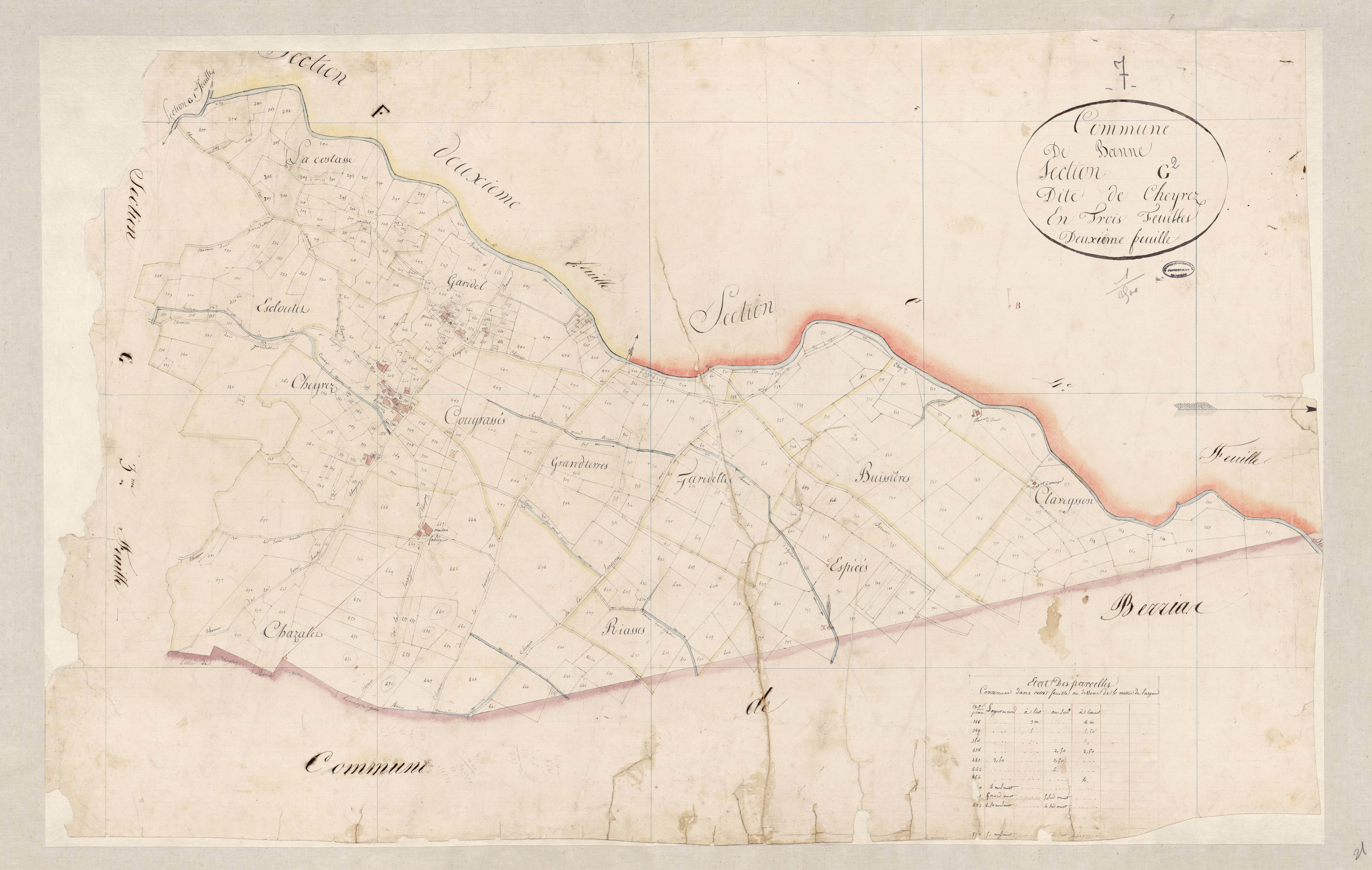 Banne - Section G - Feuillet 2