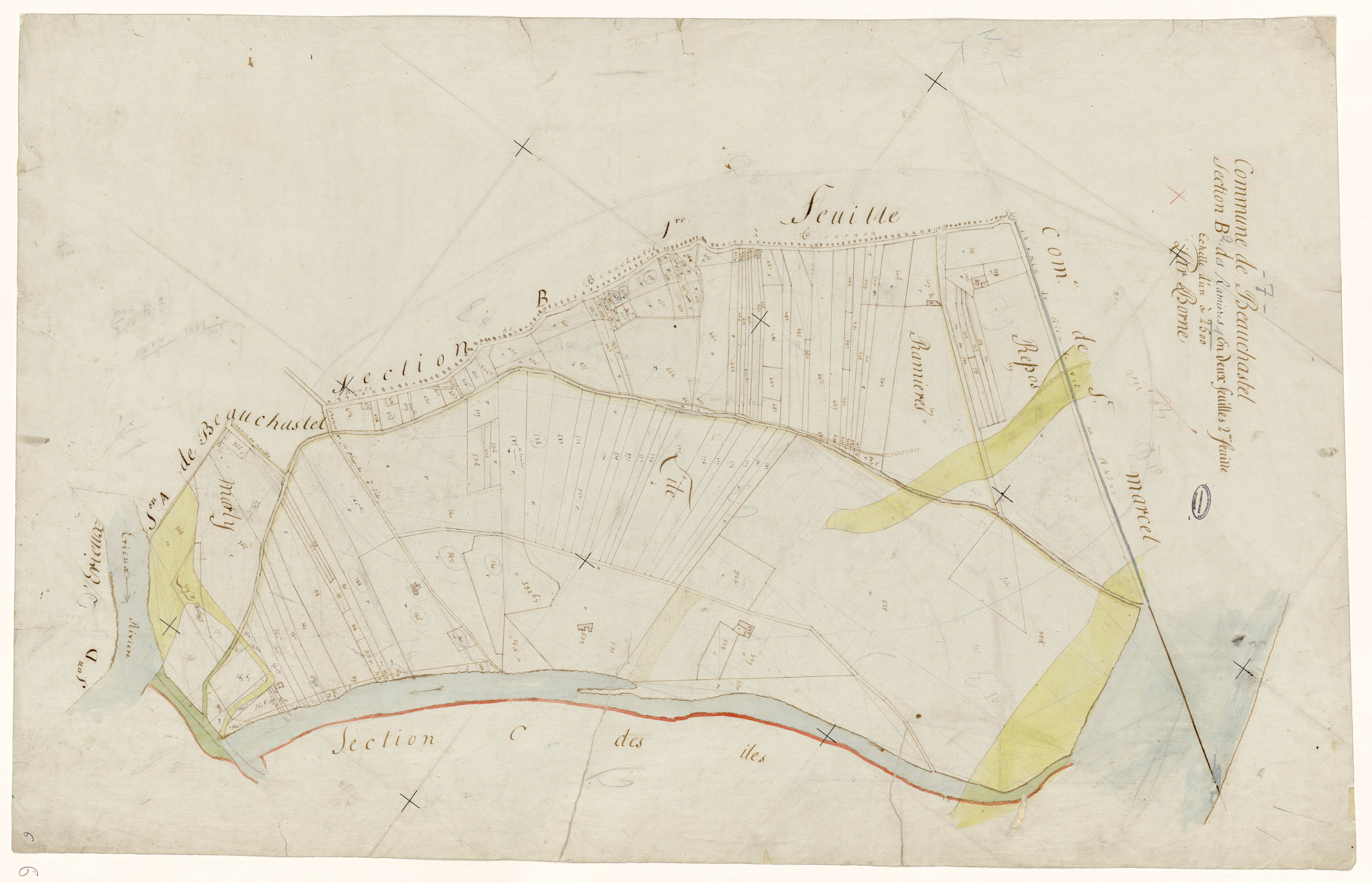 Beauchastel - Section B - Feuillet 2