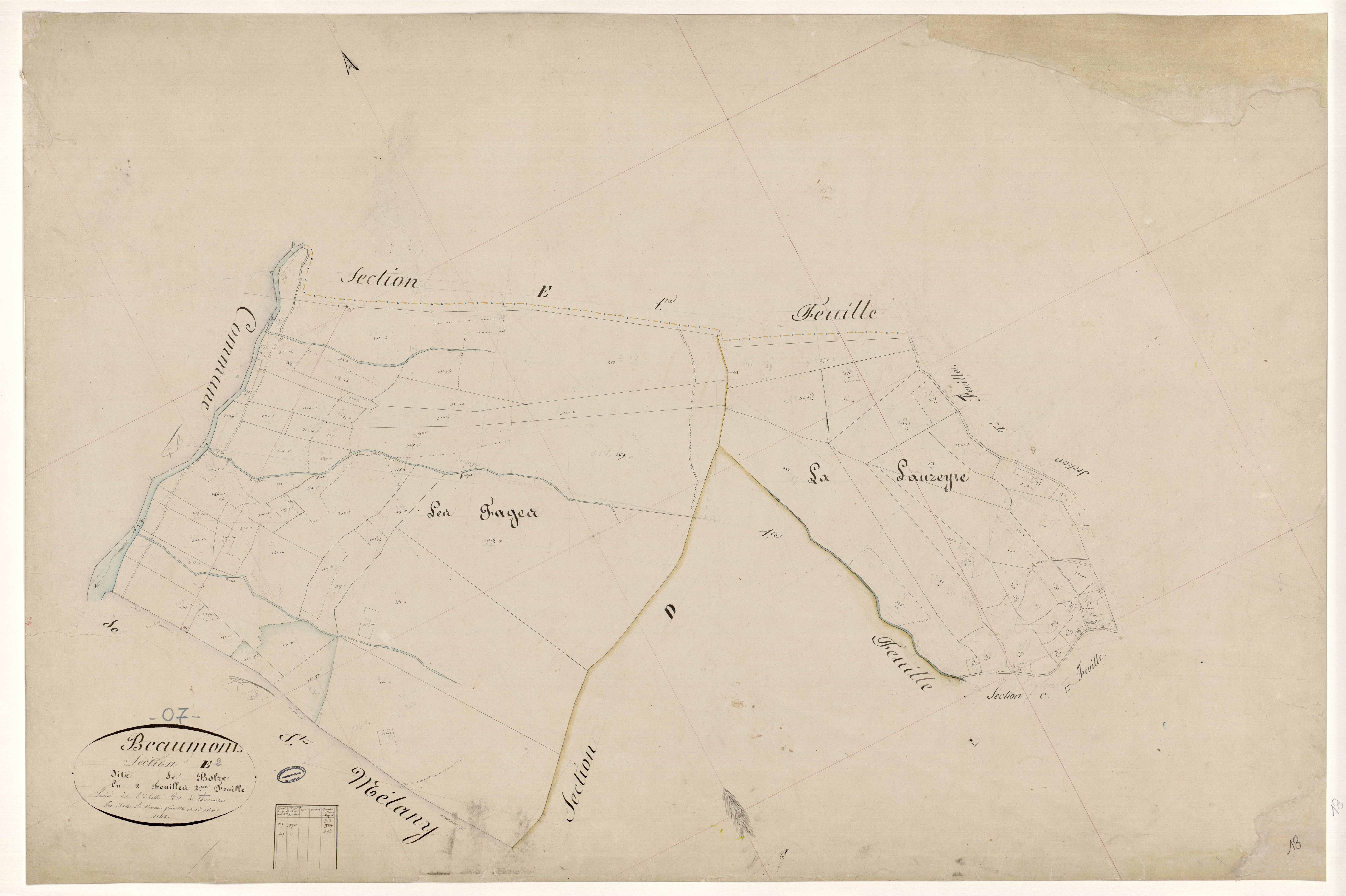 Beaumont - Section E - Feuillet 2