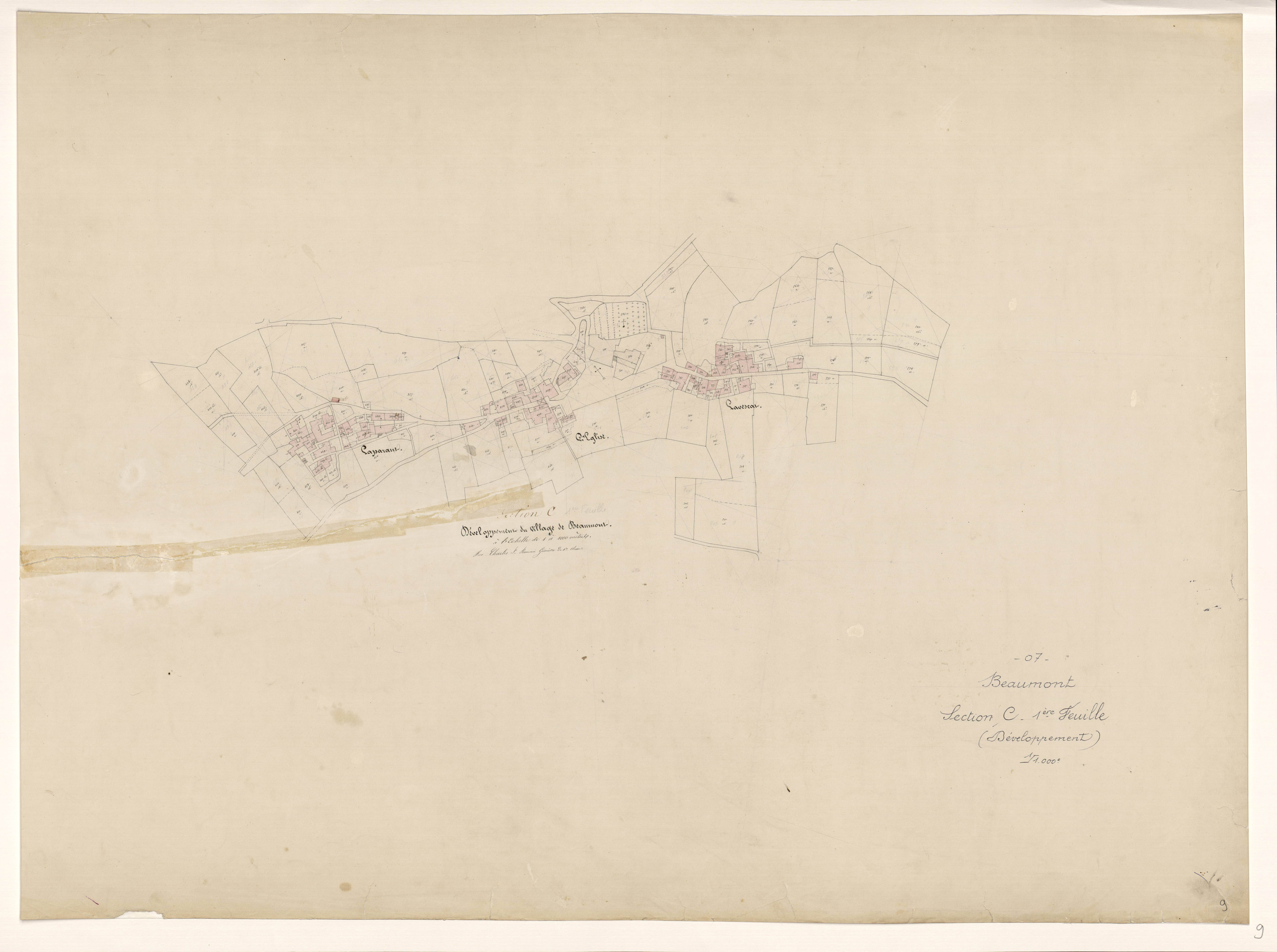 Beaumont - Section C - Feuillet 1