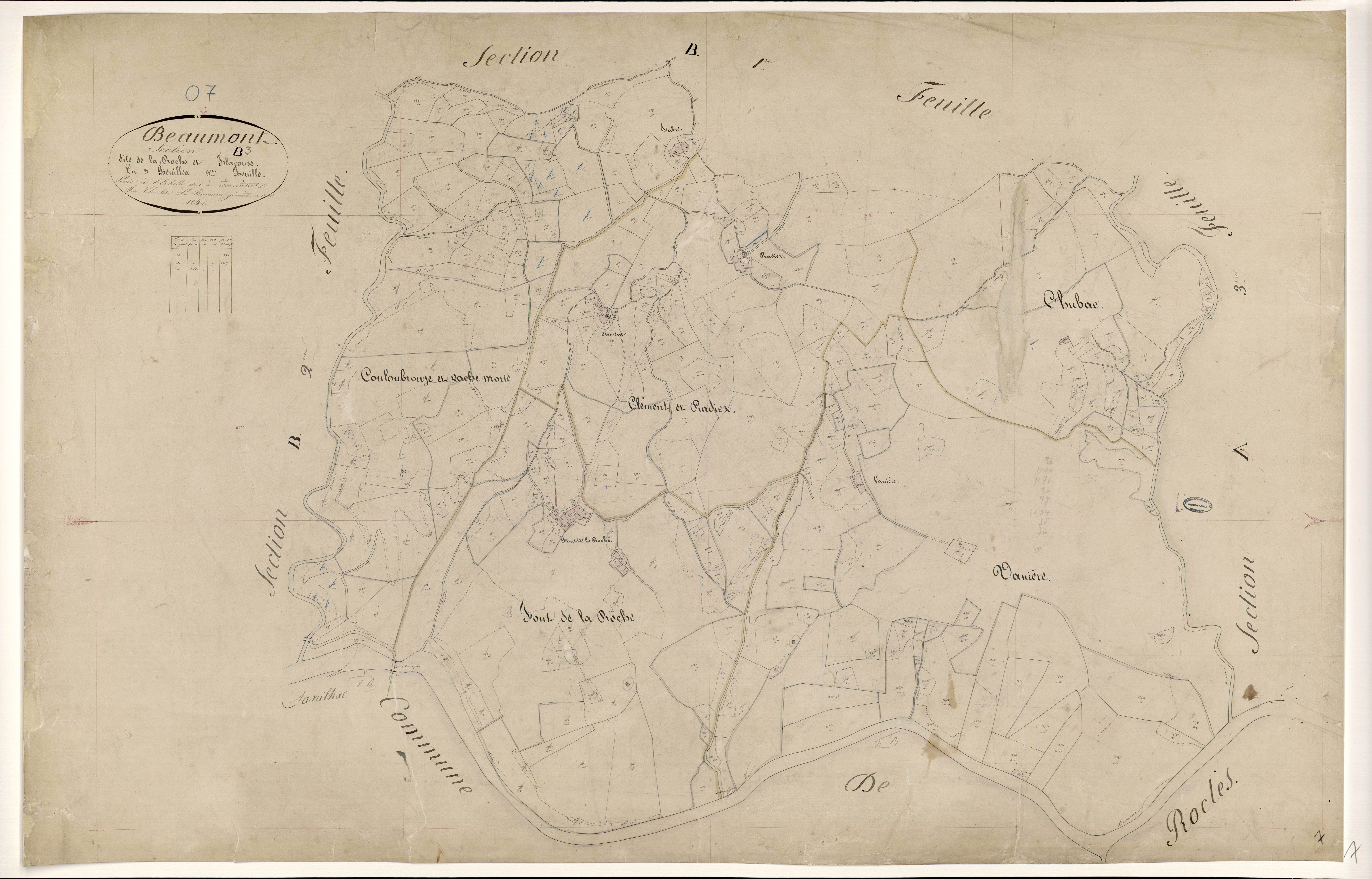 Beaumont - Section B - Feuillet 3