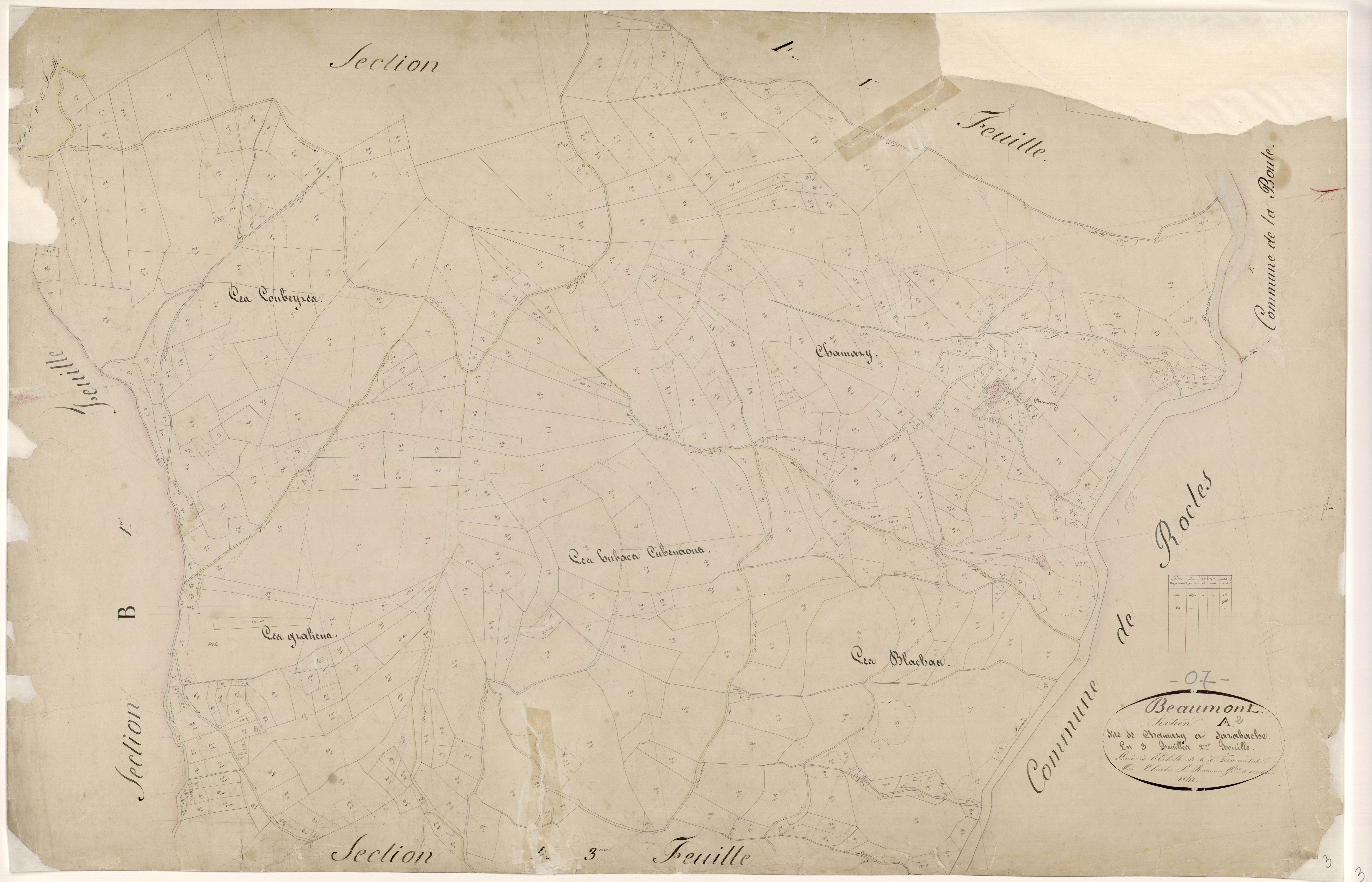 Beaumont - Section A - Feuillet 2