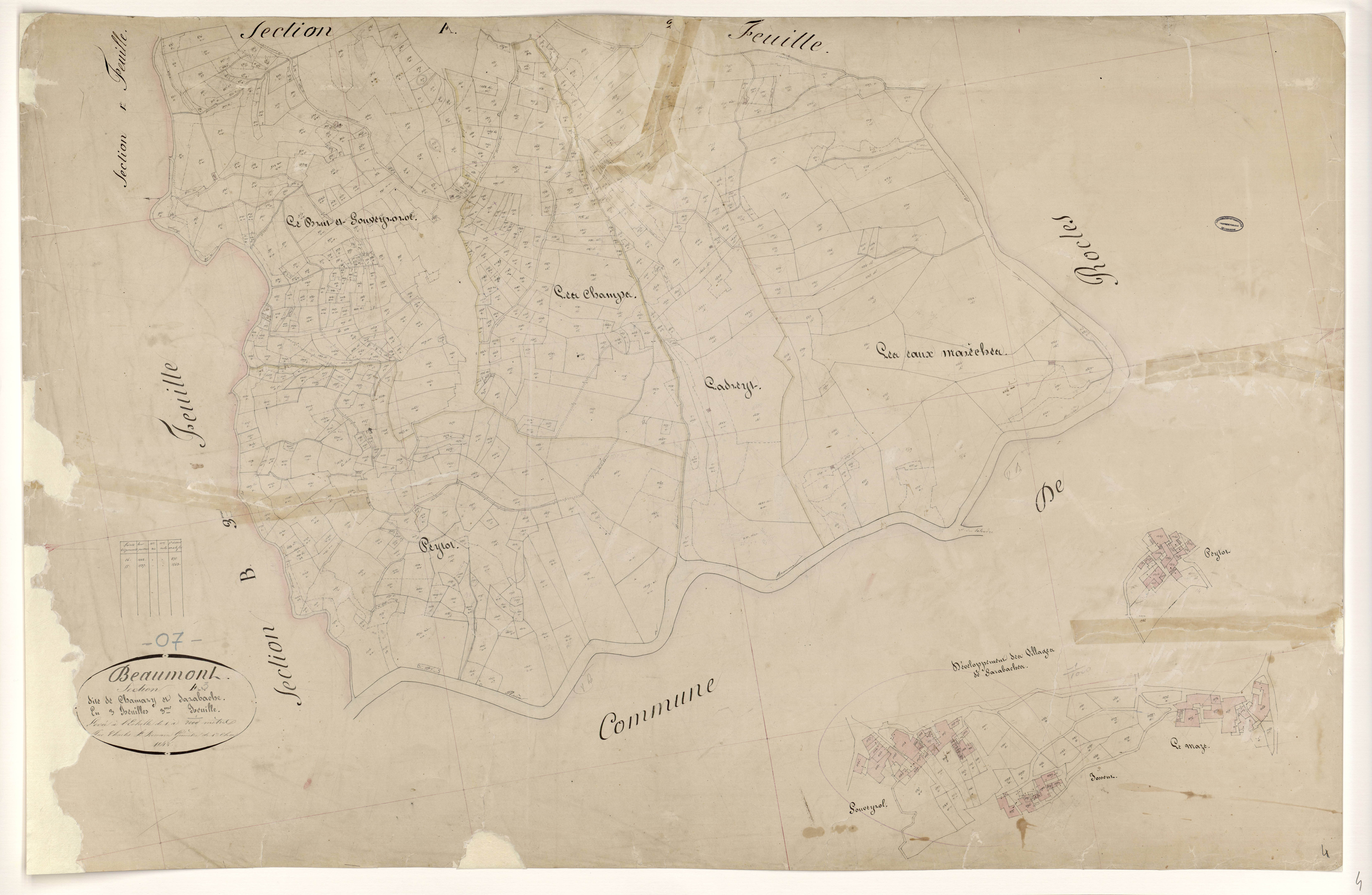 Beaumont - Section A - Feuillet 3