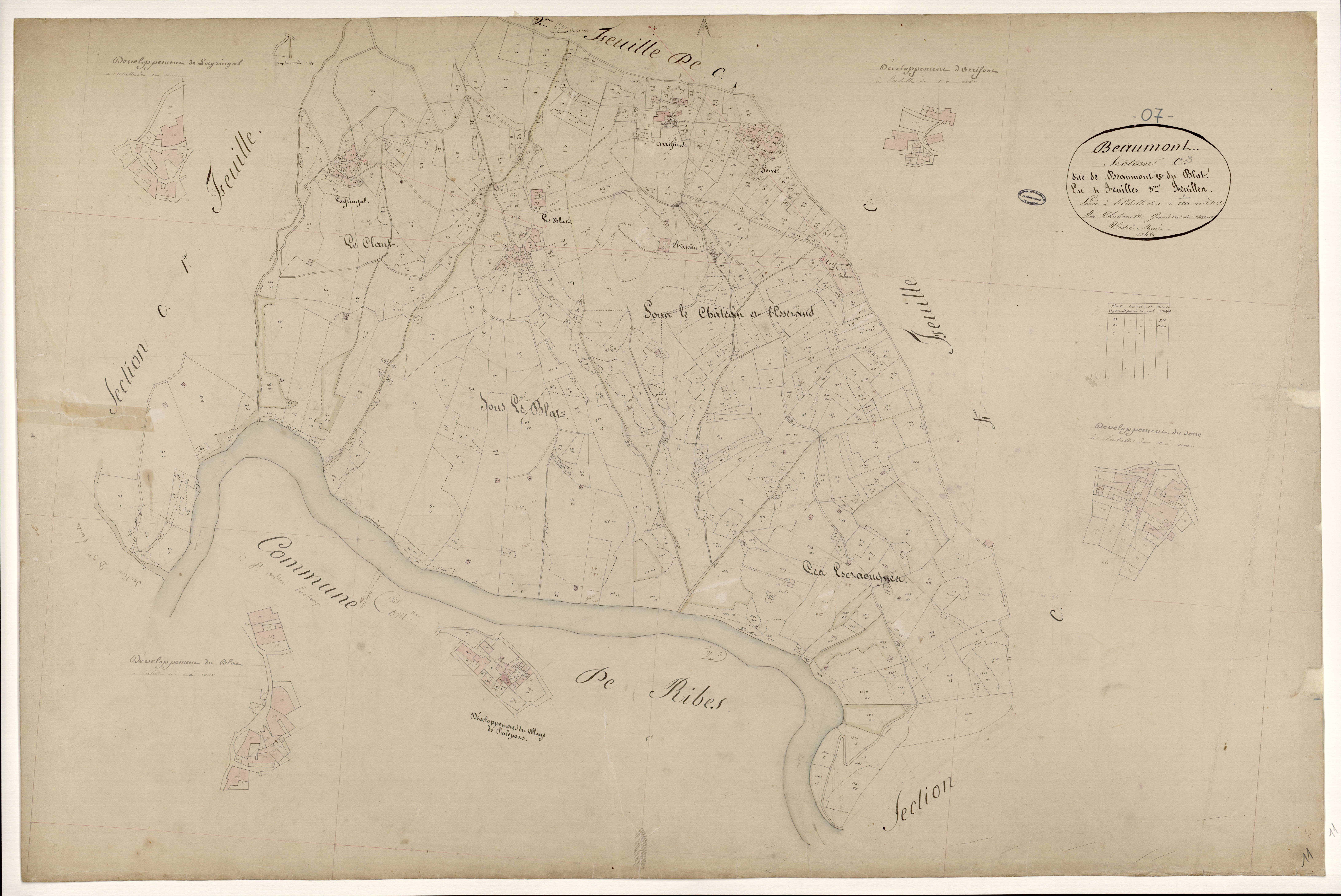 Beaumont - Section C - Feuillet 3